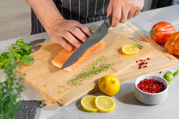 US MASTERCHEF HRO-KNIVES & BLOCK OFFER EARTH TONES KITCHENWARE