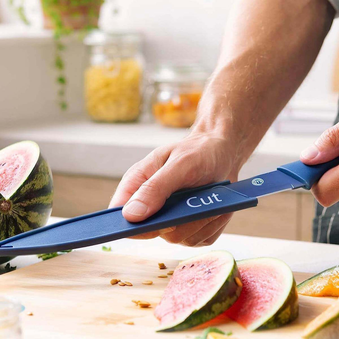 US MasterChef Knives & Board Set 9Pcs Vivid Kitchenware