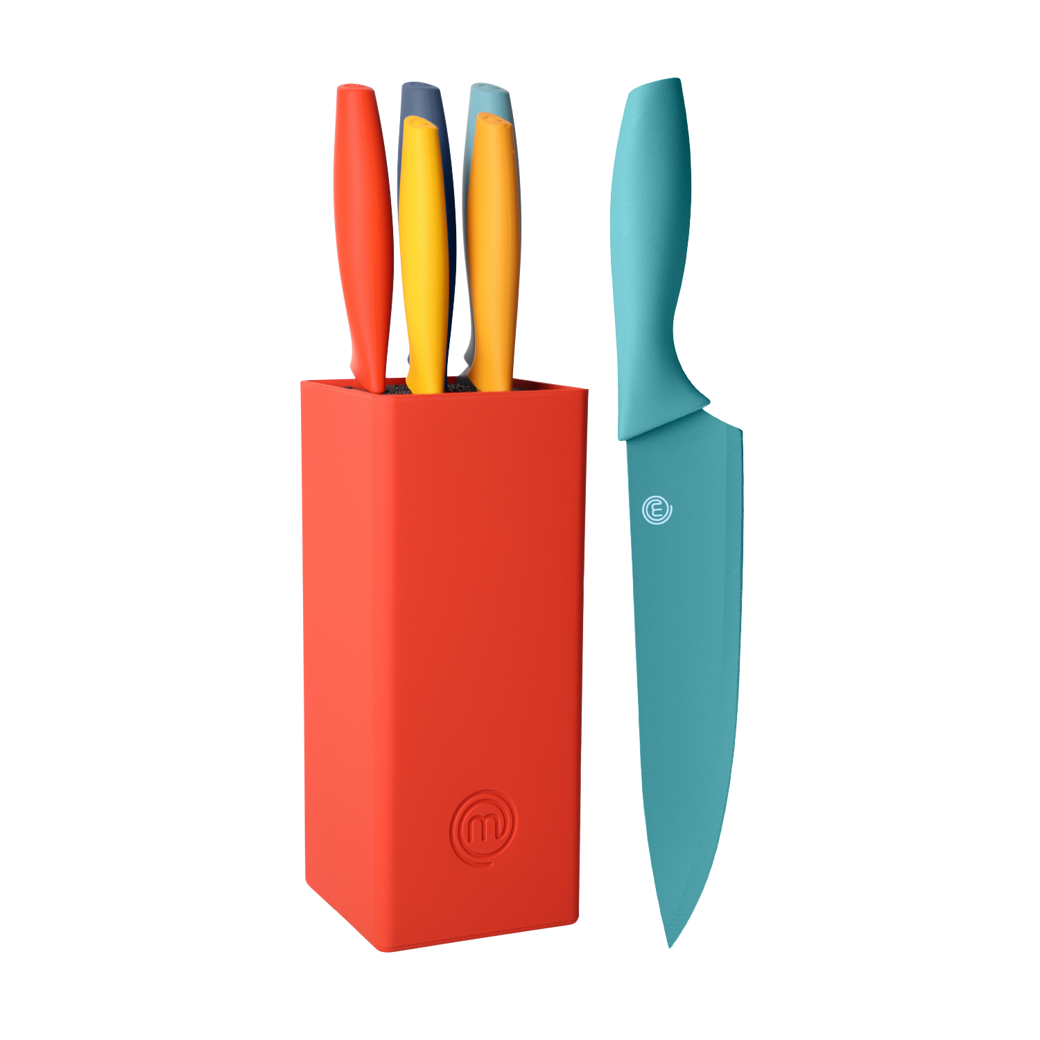 Masterchef Color In US MasterChef Knives & Block 6pcs - Vivid Color Collection – Masterchef US
