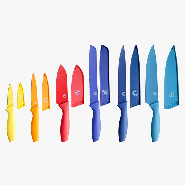 US MasterChef Knives & Covers 6 Pcs Vivid Kitchenware