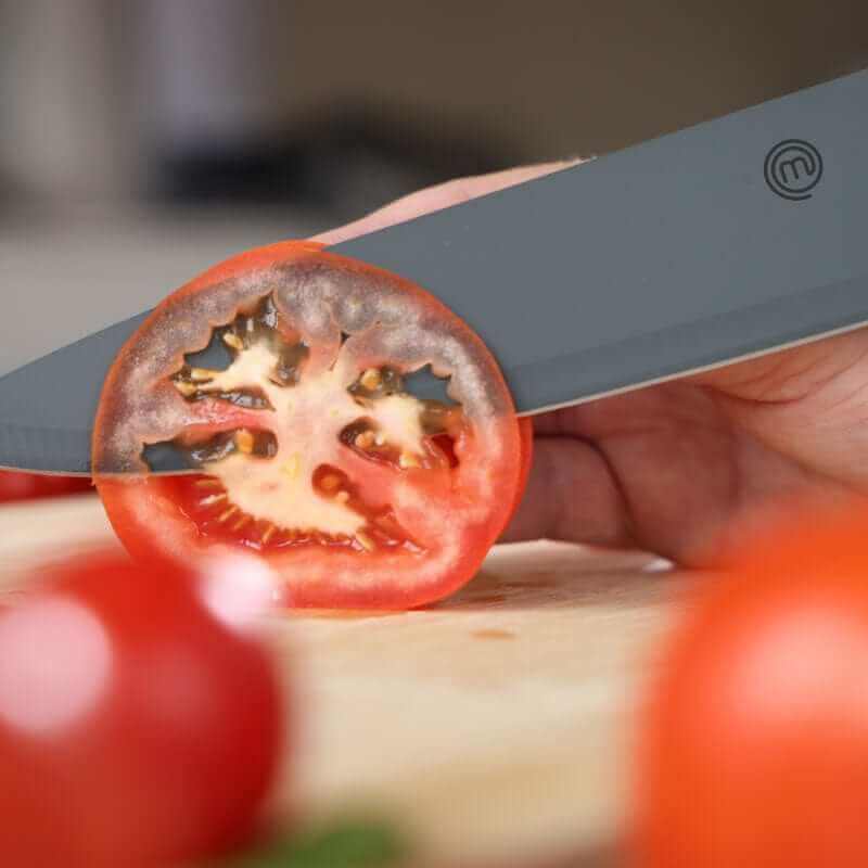 US MasterChef Logo Knives 6 Pcs Earth Tones Kitchenware
