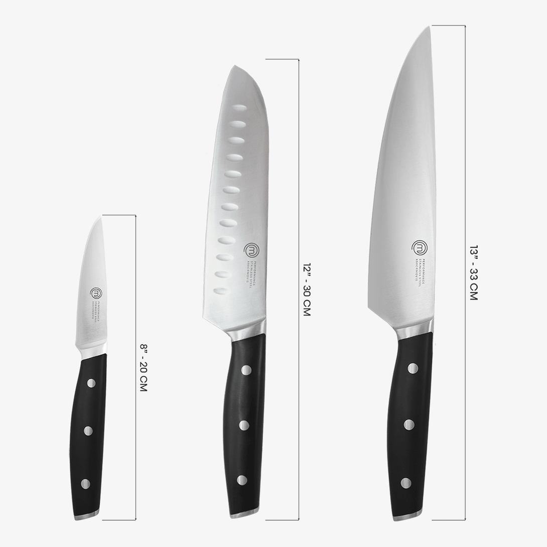 US MASTERCHEF SHOW CHEF KNIFE SET 3PCS PERFORMANCE KITCHENWARE