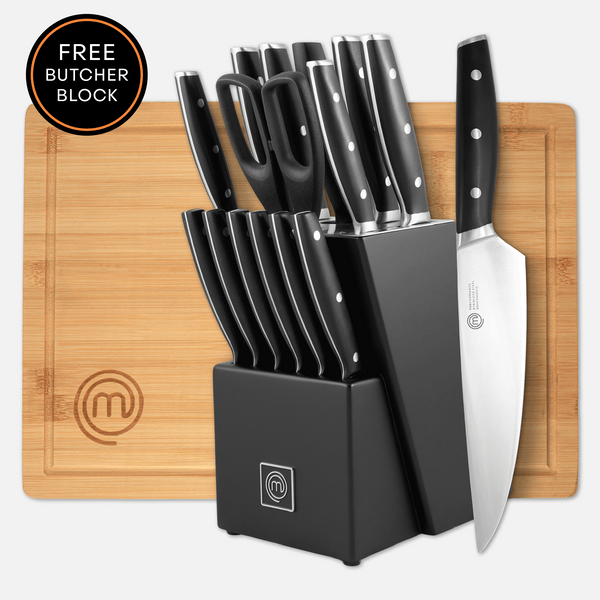 US MASTERCHEF SHOW KNIFE BLOCK OFFER PERFORMANCE KITCHENWARE