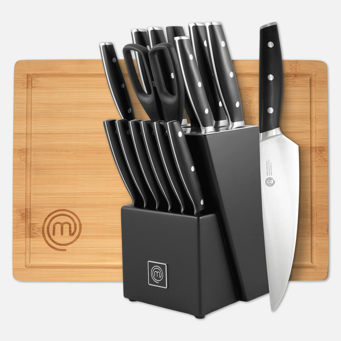 US MASTERCHEF SHOW KNIFE BLOCK OFFER PERFORMANCE KITCHENWARE