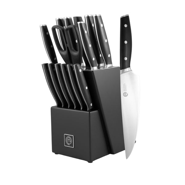 US MASTERCHEF SHOW KNIVES & BLOCK 15PCS PERFORMANCE KITCHENWARE