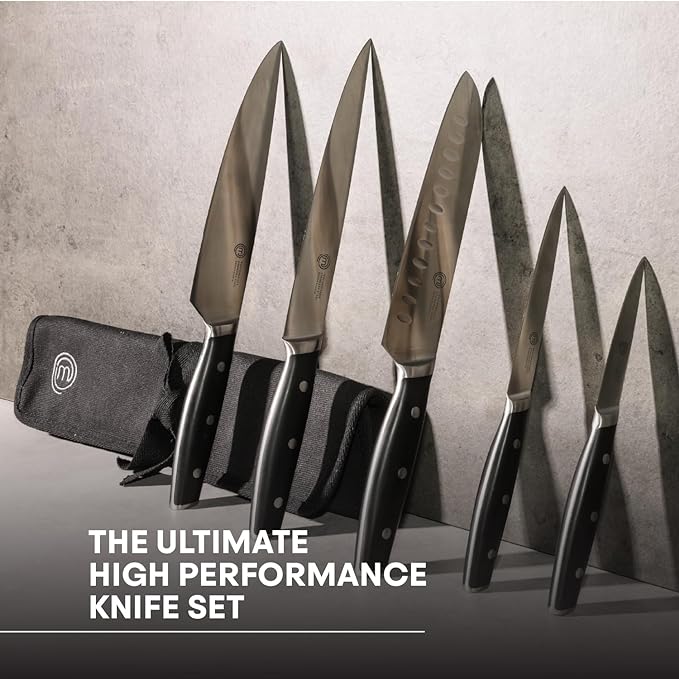 US MASTERCHEF SHOW KNIVES SET 5PCS PERFORMANCE KITCHENWARE