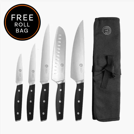 US MASTERCHEF SHOW KNIVES SET 5PCS PERFORMANCE KITCHENWARE